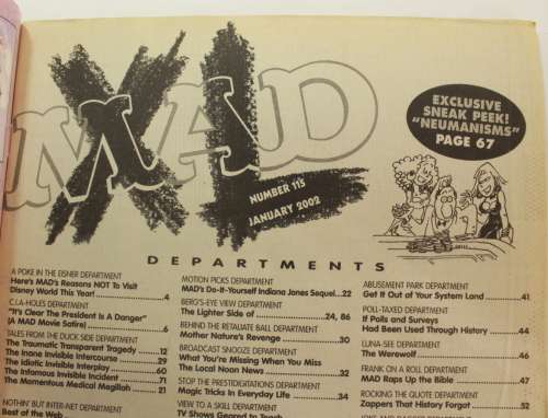 Vintage Mad Super Special # 115 - January 2002 Magazine