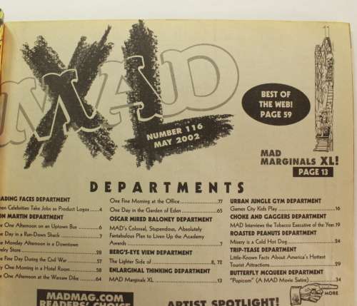 Vintage Mad Super Special # 116 - May 2002 Magazine