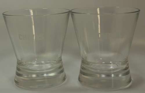 Pair of Chivas Regal Whisky Glasses