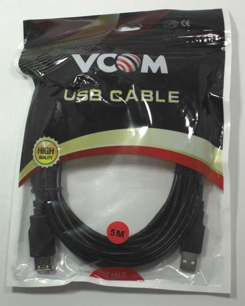 5M VCOM USB 2.0 Extension Cable USB A Male to Female CU202-B-5.0
