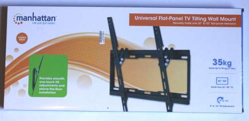Manhattan Universal Flat Panel TV Tilting Wall Mount 32` to 55` 460941