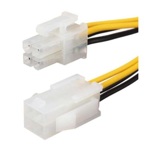 Lindy 4 Pin 30cm ATX P4 Power Extension Cable No. 33130