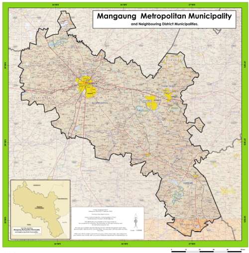 South Africa 52 x District Municipality Maps Digital Download