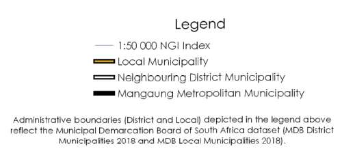 South Africa 52 x District Municipality Maps Digital Download