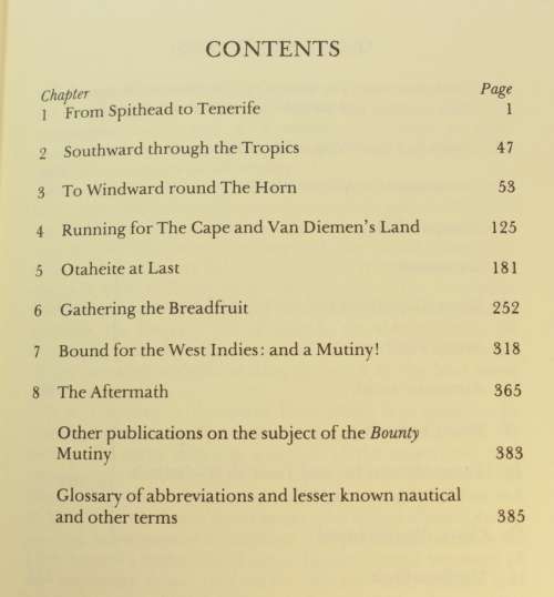 Mutiny!! Aboard H.M. Armed Transport Bounty in 1789 by RM Bowker and Lt W Bligh Hardcover Book