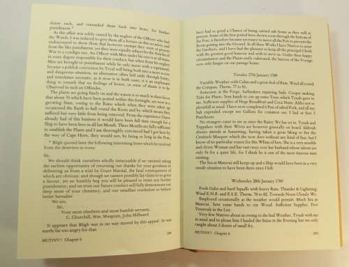 Mutiny!! Aboard H.M. Armed Transport Bounty in 1789 by RM Bowker and Lt W Bligh Hardcover Book