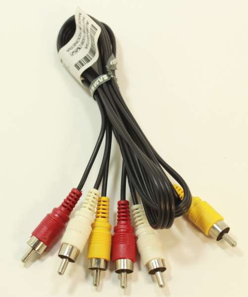 RCA Male x3 RYW to RCA x3 Male RYW 1.8m Cable
