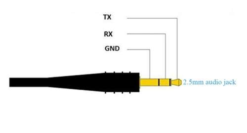 USB Type A Female 5 Volt to 2.5mm Mini Aux Audio Jack 0.5m