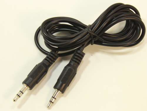 Male 3.5mm Audio Jack to Male 3.5mm Audio Jack Stereo 1.0m Cable