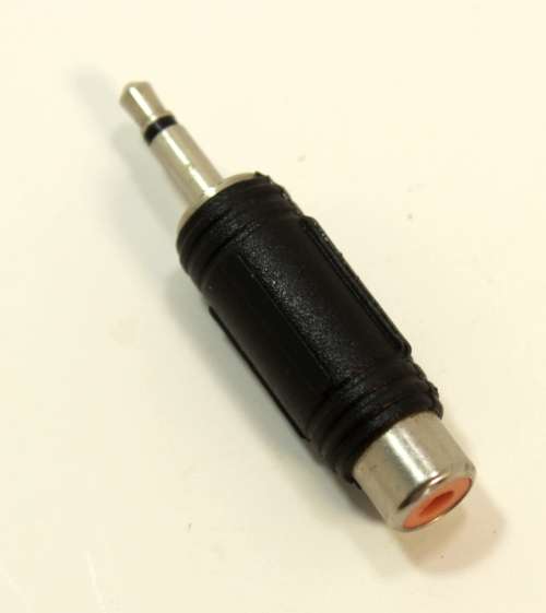 3.5mm Male Aux Mono Jack to RCA Female Adapter