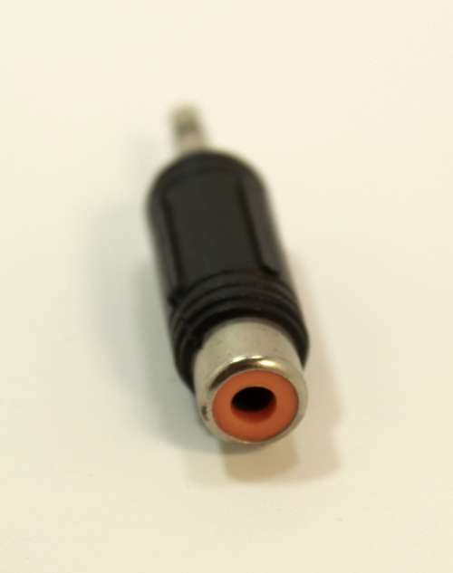 3.5mm Male Aux Mono Jack to RCA Female Adapter