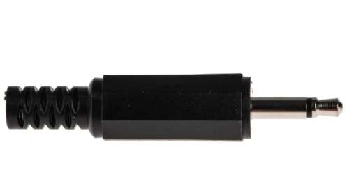 Male 3.5mm Audio Mono Jack Solder Connection