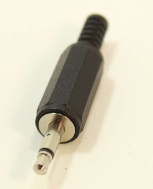 Male 3.5mm Audio Mono Jack Solder Connection