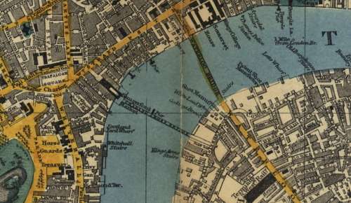 Smith`s New Map of London 1860 Digital Download
