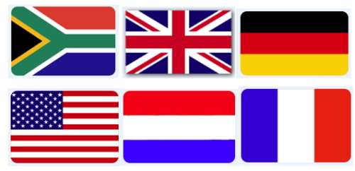 180cm x 120cm Set Of Six Flags for Wine Farms, Hotels, Lodges, Guesthouses
