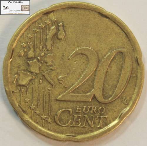 Euro 20 Cent Coin Austria 2002 Circulated