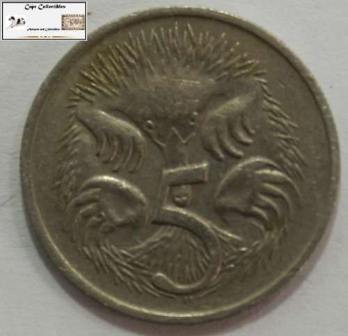 Australia 1973 5 Cent Coin Circulated