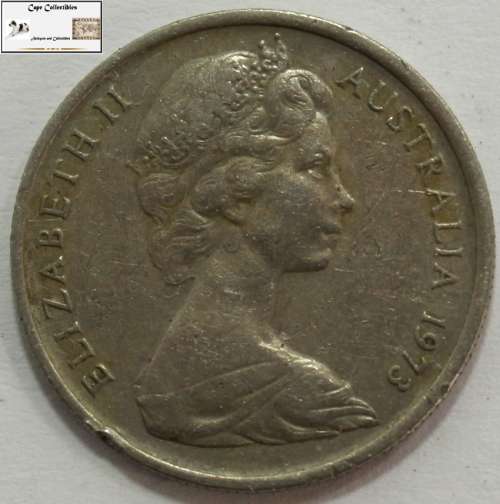 Australia 1973 5 Cent Coin Circulated