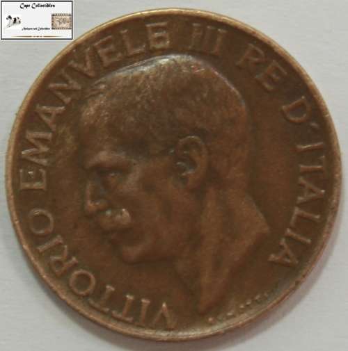 Italy 5 Centesimi Coin 1936 Circulated