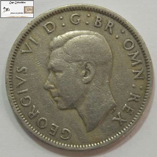 United Kingdom 2 Shillings 1951 Coin XF40 Circulated