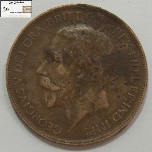 United Kingdom 1 Penny 1921 Coin Circulated