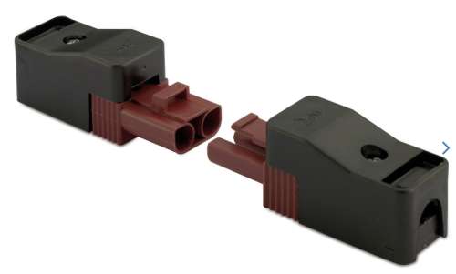 2 Pole Connector Set 16Amp Male and Female by BM Group