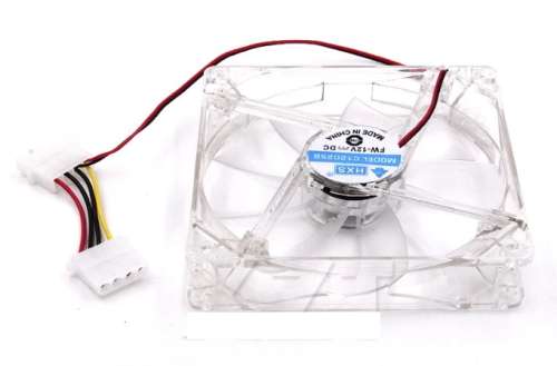 HXS 80mm x 80mm x 25mm PC Chassis Fan with Molex