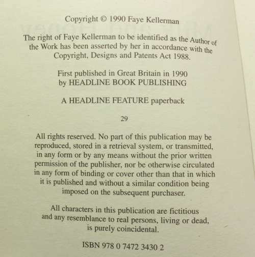Milk and Honey by Faye Kellerman Softcover Book
