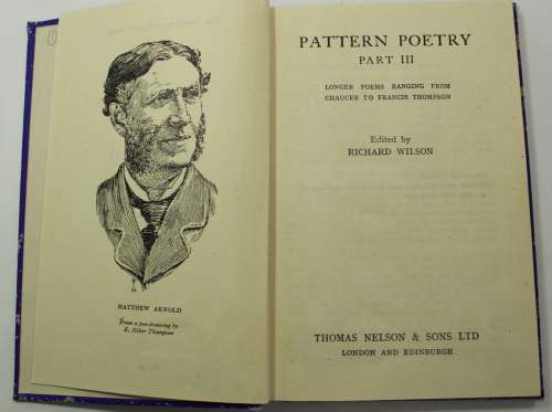 Pattern Poetry Part III Edited By Richard Wilson Hardcover Book