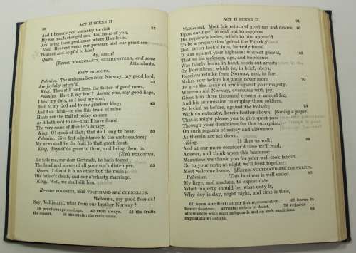 Hamlet by William Shakespeare & Edited by George Rylands Hardcover Book