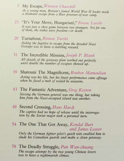 True Stories Of Great Escapes Volume 2 Readers Digest Hardcover Book