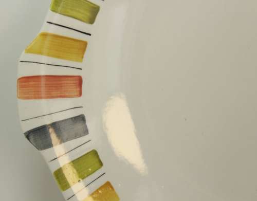 Midwinter `Mexicana` Cake Plate with Handle by Jessie Tait
