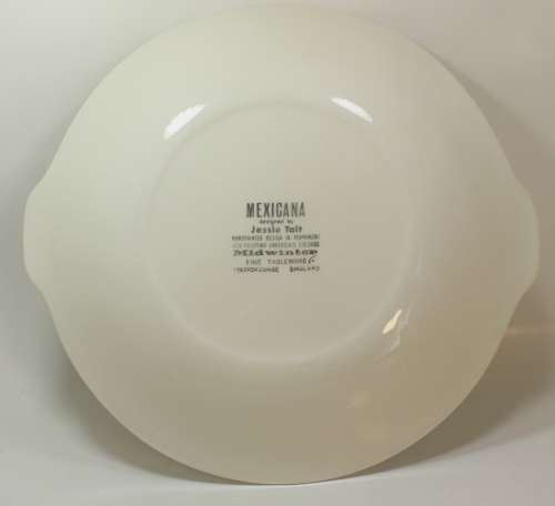Midwinter `Mexicana` Cake Plate with Handle by Jessie Tait