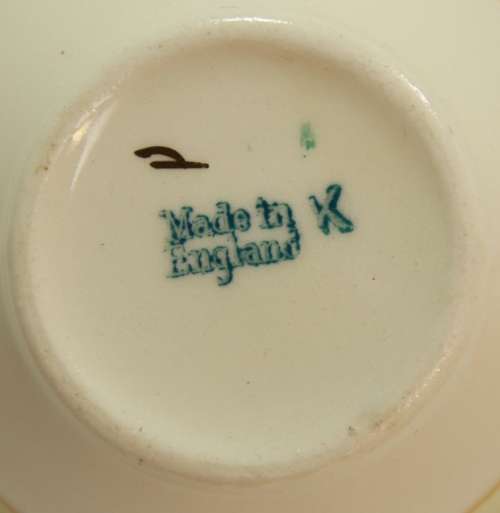 Vintage Small Creamer with Teacup and Saucer for Decorative Display