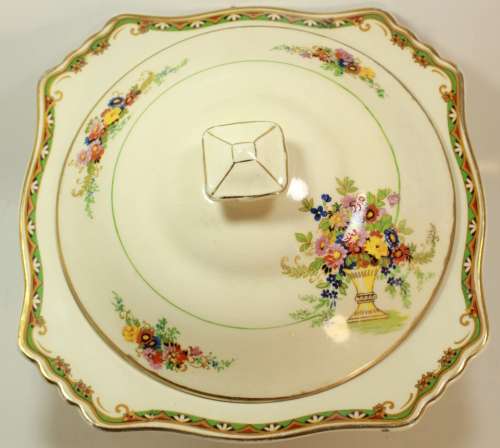 Vintage Royal Winton Grimwades Ascot Shape Tureen with Lid for Decorative Display