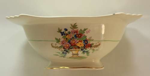 Vintage Royal Winton Grimwades Ascot Shape Tureen with Lid for Decorative Display