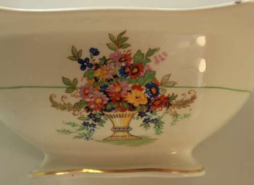 Vintage Royal Winton Grimwades Ascot Shape Tureen with Lid for Decorative Display