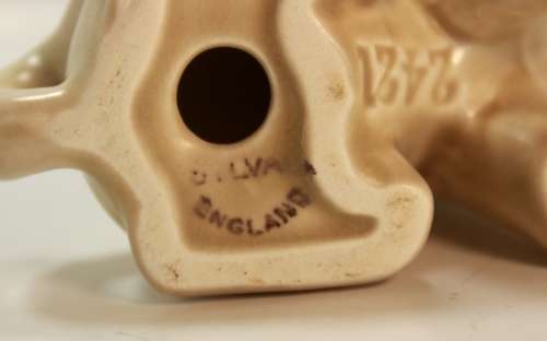 SylvaC # 2421 St Bernard Puppy with Brandy Barrel by Stephen Czarnota Figurine