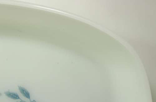 Milk Glass Large Deep Dish by Rigopal, Made In Argentina