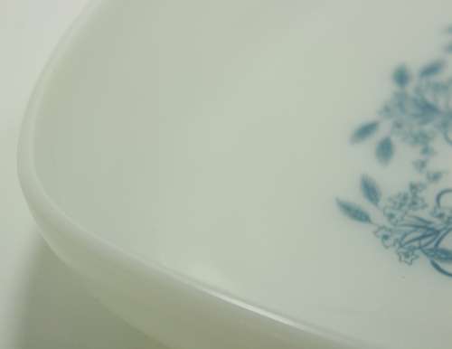 Milk Glass Large Deep Dish by Rigopal, Made In Argentina