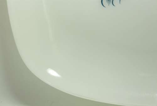 Milk Glass Large Platter by Rigopal, Made In Argentina
