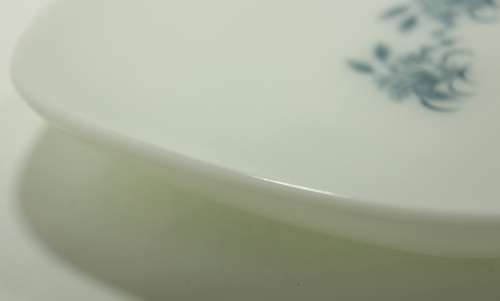 Milk Glass Large Platter by Rigopal, Made In Argentina