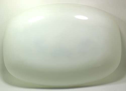 Milk Glass Large Platter by Rigopal, Made In Argentina