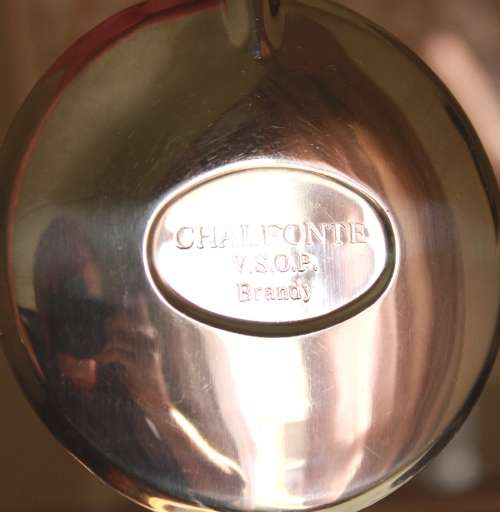 Vintage Chalfonte V.S.O.P. Brandy Stainless Steel Hip Flask 120ml (Empty)