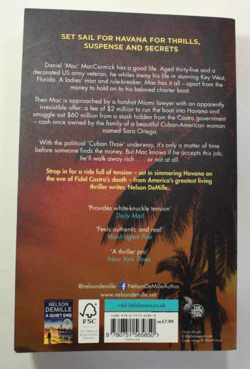 The Cuban Affair by Nelson DeMille Softcover Book