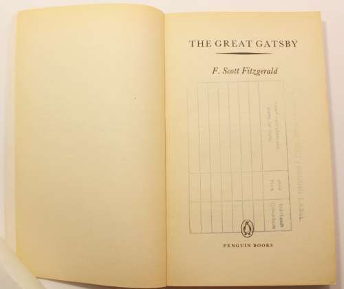 The Great Gatsby by F. Scott Fitzgerald Penguin Modern Classics Edition Softcover Book