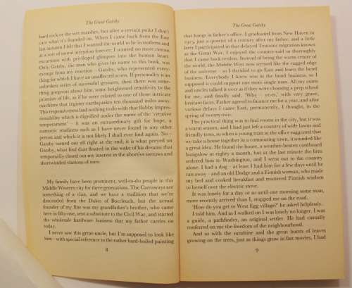 The Great Gatsby by F. Scott Fitzgerald Penguin Modern Classics Edition Softcover Book
