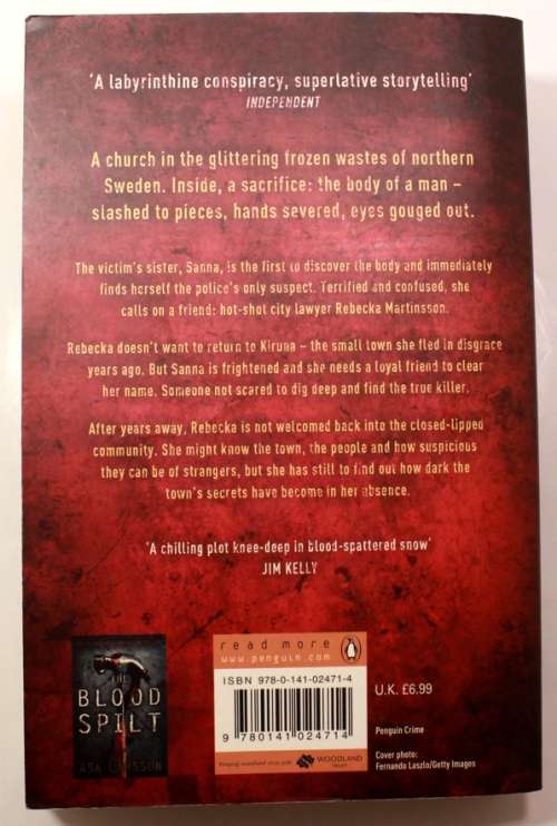 The Savage Altar by Asa Larsson Softcover Book