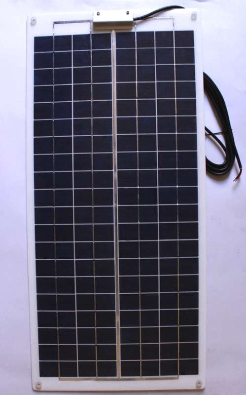 Solarland 30Watt Thinfilm Aluminium Backed Rigid Solar Panel For Campers