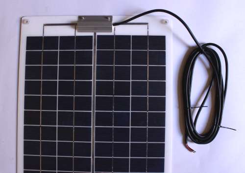 Solarland 30Watt Thinfilm Aluminium Backed Rigid Solar Panel For Campers